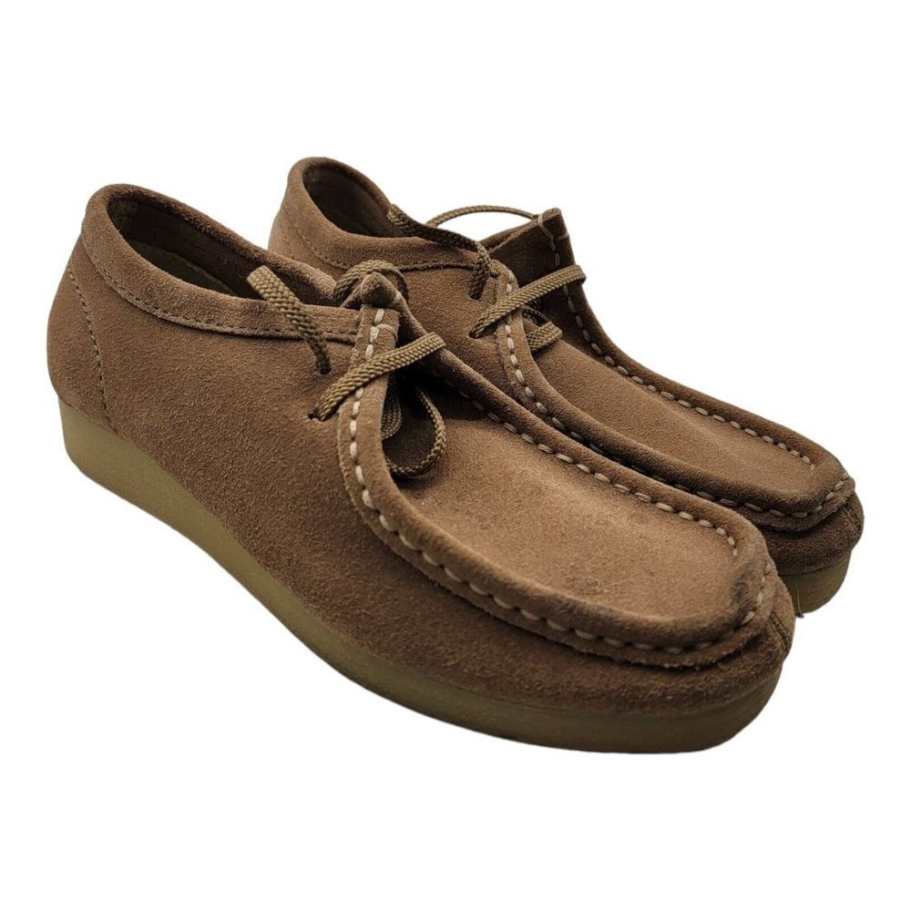 TRAIL GUIDE Boots Boys Sz 4.5 Casual Chukka Tan Young